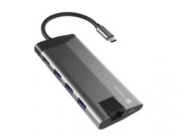 Natec Fowler Plus - wielofunkcyjny adapter USB-C z ośmioma portami rozszerzeń